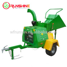 22HP diesel mobile wood chipper machine